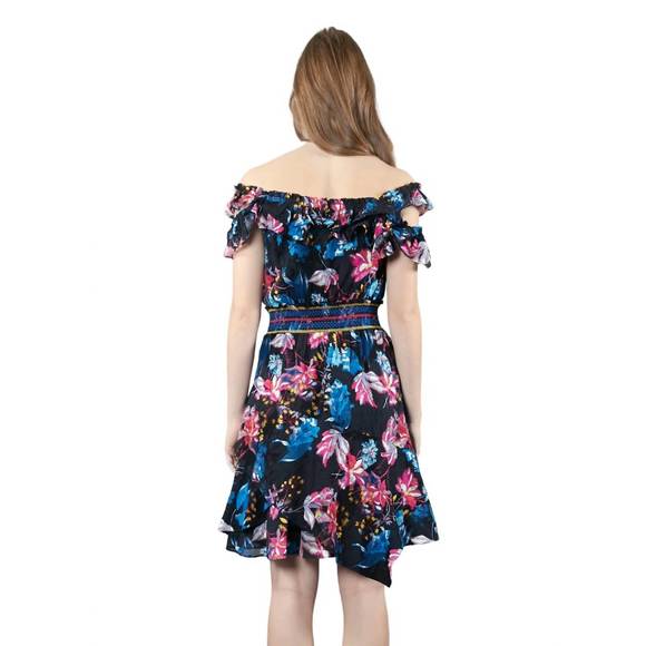 NEW TANYA TAYLOR meegan dress in black - Picture 2 of 2